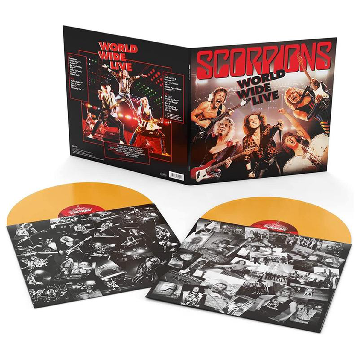 SCORPIONS 8211 World Wide Live (Remastered 8211 2023 Reissue) 8211 2LP 8211 Gatefold 180g Transparent Orange Vinyl