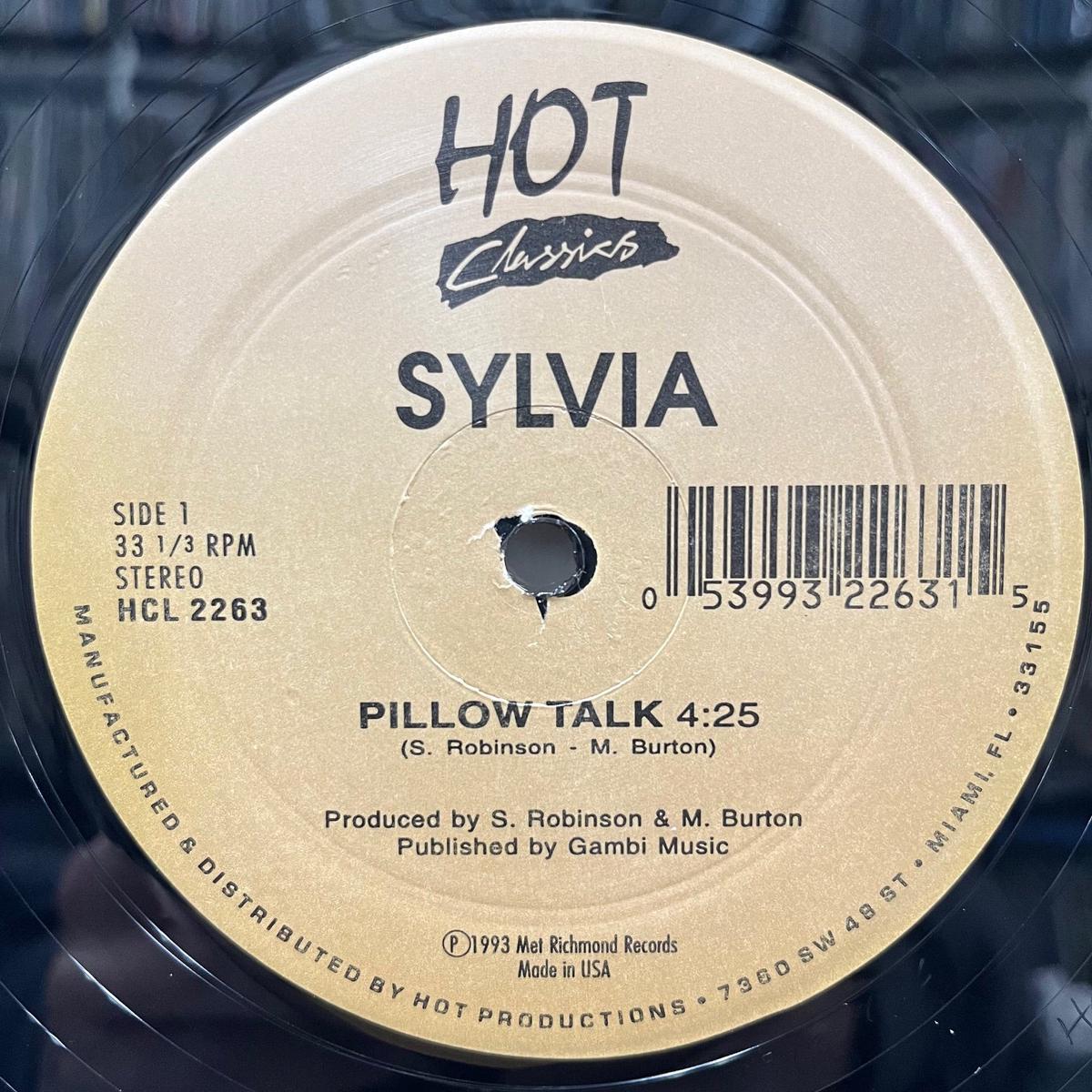Sylvia - The Moments / Pillow Talk / Girls (HCL 2263, 12inch)