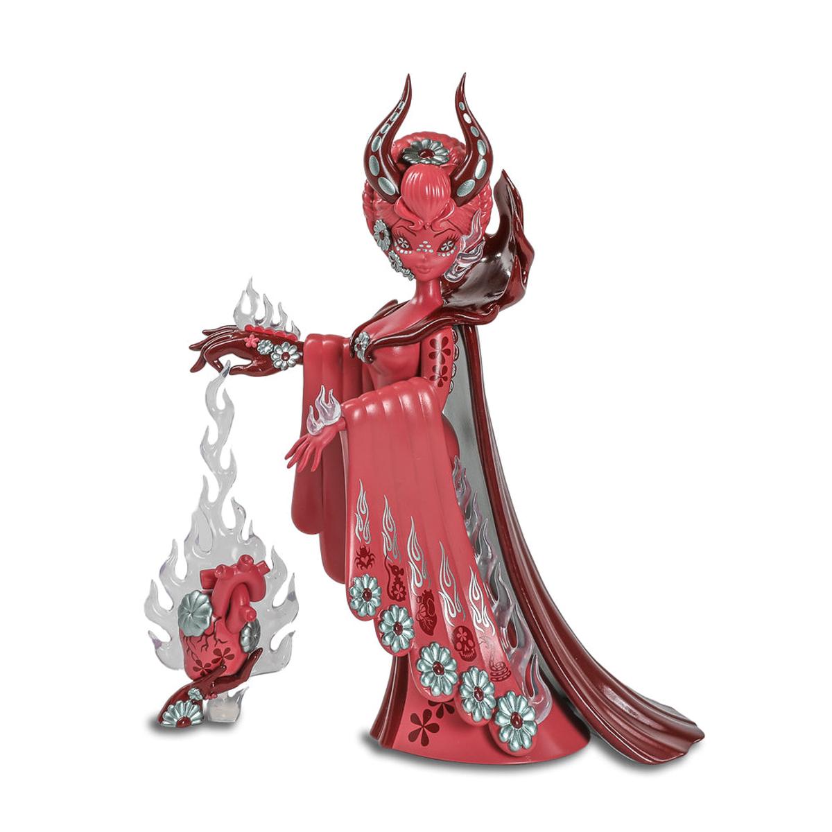 Witch Queen 8" Vinyl Art Figure by Junko Mizuno - Blood Red Edition