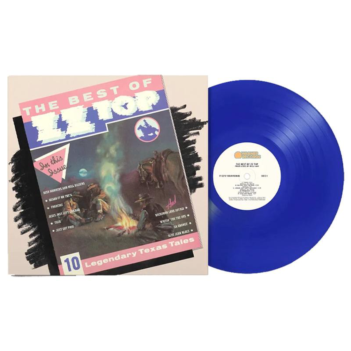 ZZ TOP 8211 The Best of ZZ Top (RSD Indie Exclusive 8211 2024 Reissue) 8211 LP 8211 Blue Vinyl
