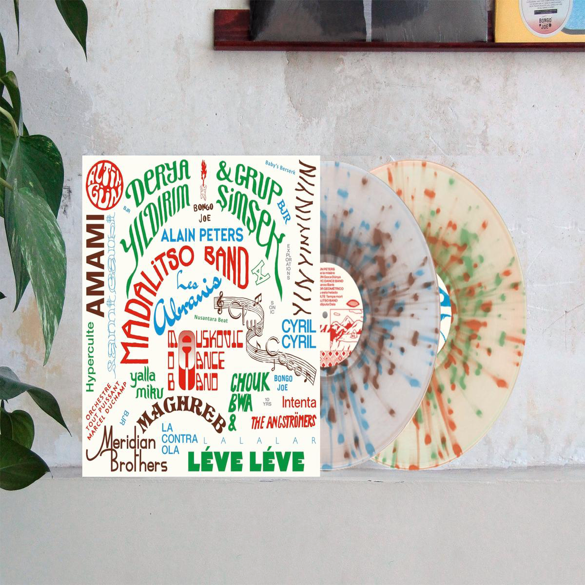 VARIOUS 8211 2015 2025 Les Disques Bongo Joe 10 Years of Sonic 8211 2LP 8211 Splattered Colour Vinyl