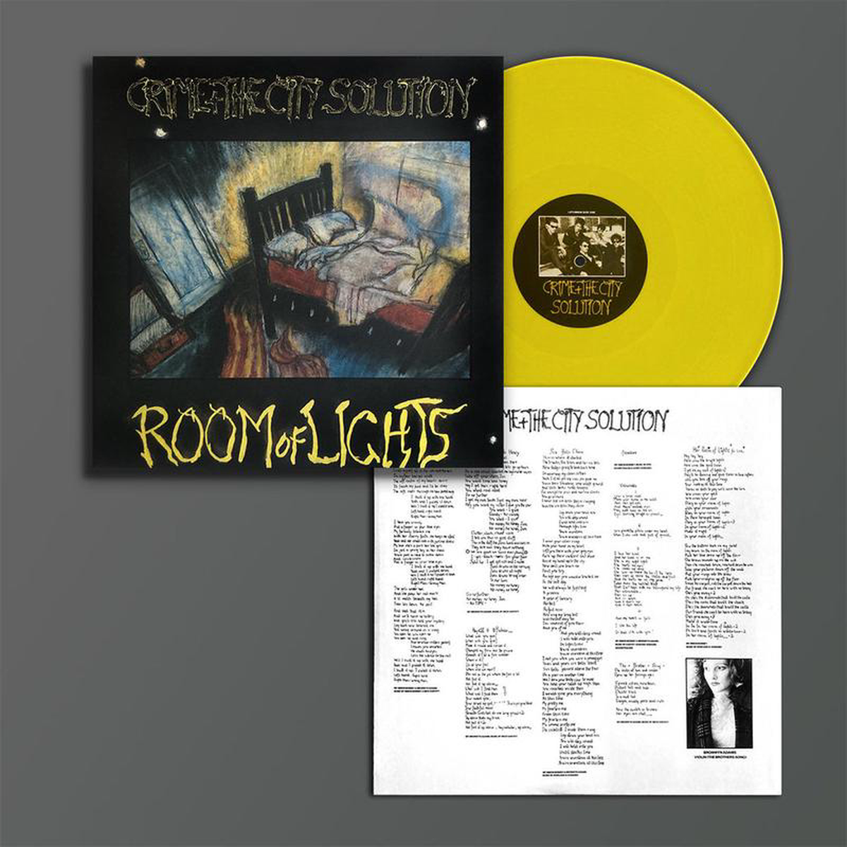 CRIME THE CITY SOLUTION 8211 Room Of Lights (2024 Reissue) 8211 LP 8211 Yellow Vinyl