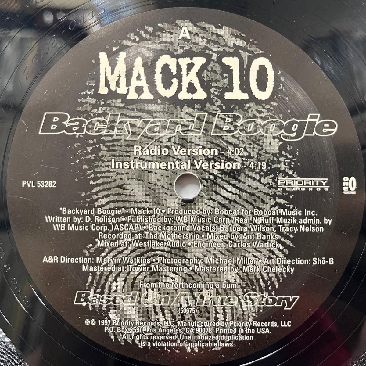 MACK 10 / Backyard Boogie ( PVL 53282, 12inch)