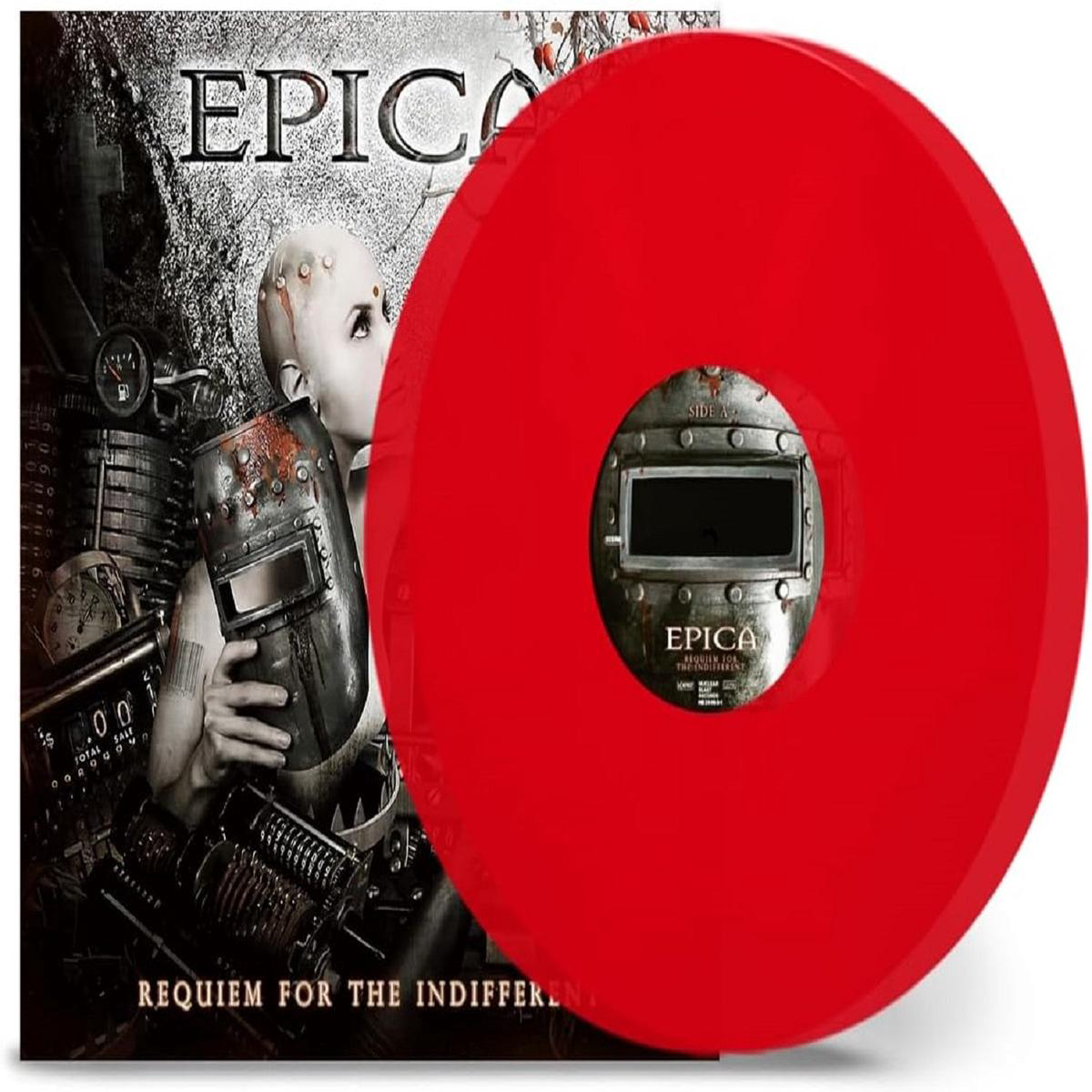 Epica Requiem For The Indifferent Vinyl LP Transparent Red Colour 2023 8211 Default Title