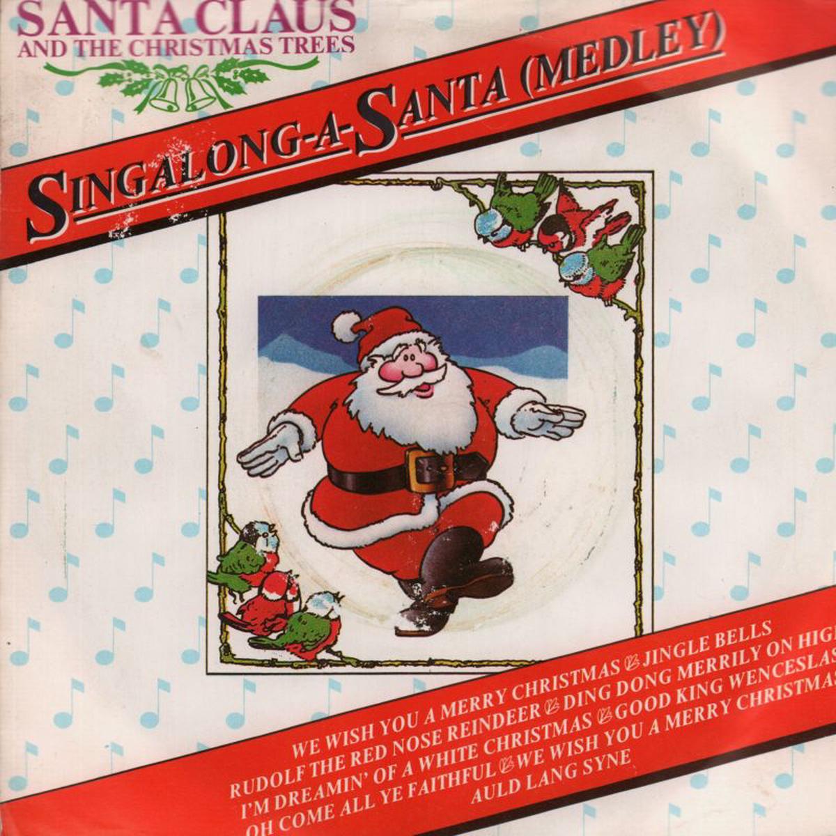 Singalong A Santa-Polydor-7  Vinyl P/S-VG/Ex