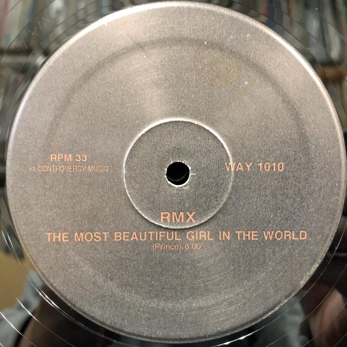 PRINCE / The Most Beautiful Girl In The World (WAY 1010, 12inch)