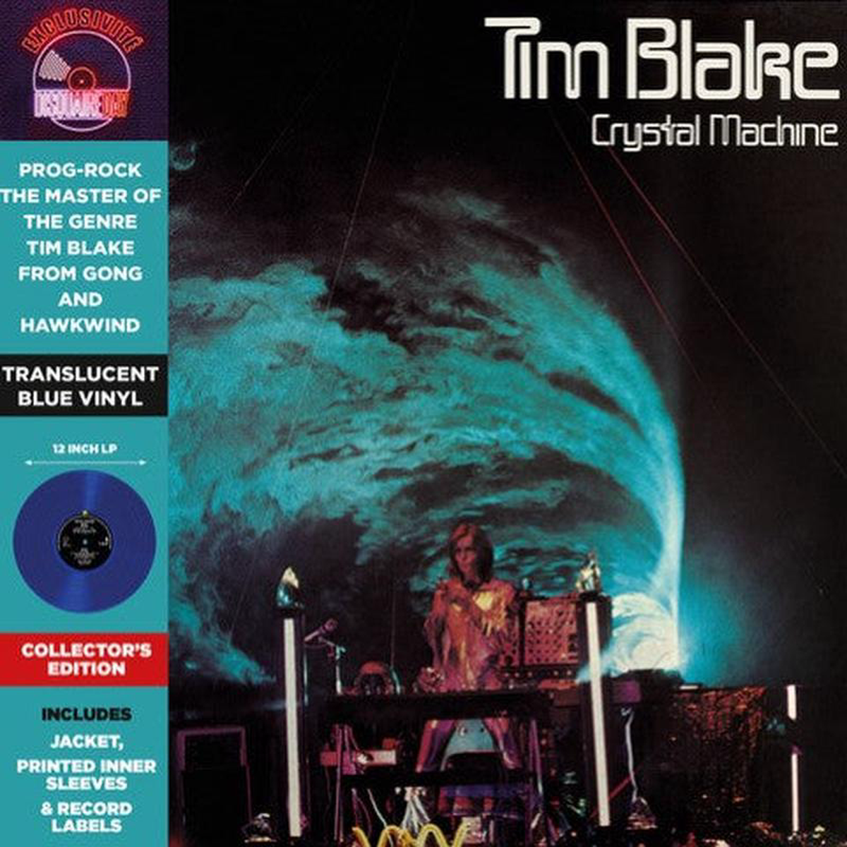 TIM BLAKE 8211 Crystal Machine 8211 LP 8211 Translucent Blue Vinyl RSD2020-AUG29