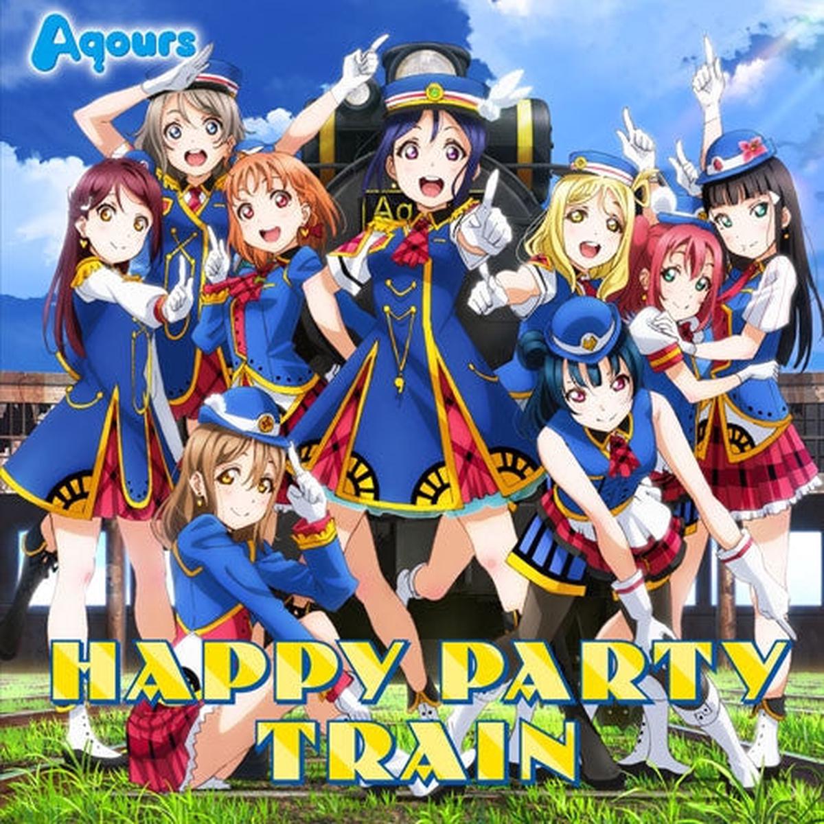 (Character Song) Love Live! Sunshine!! Happy Party Train by Aqours [CD+Blu-ray]