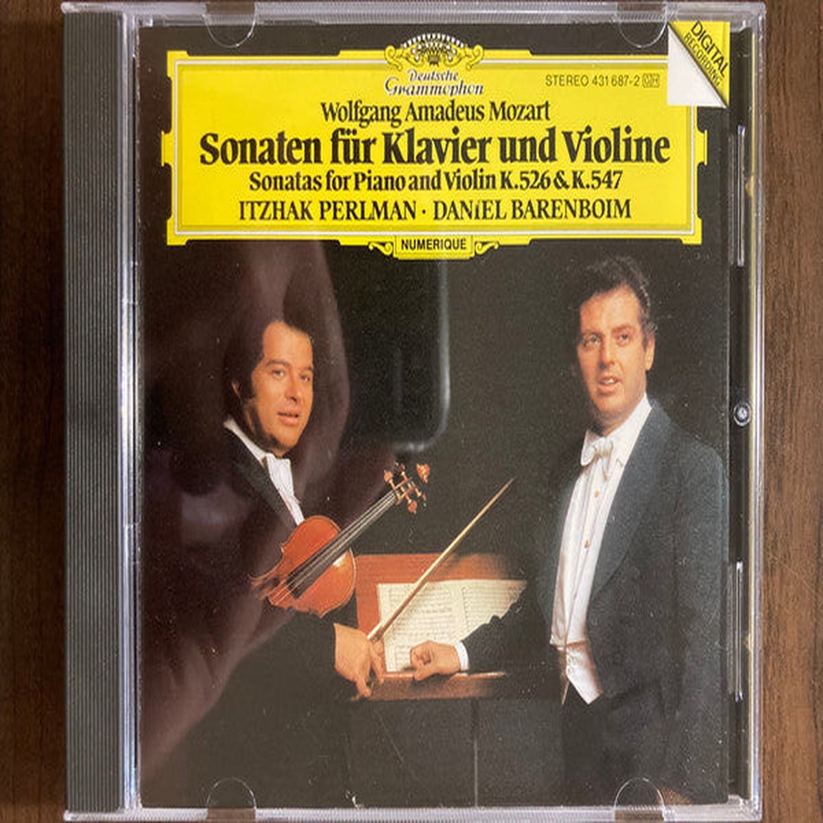 Wolfgang Amadeus Mozart, Itzhak Perlman, Daniel Barenboim - Sonaten Fr Klavier Und Violine = Sonatas For Piano And Violin K. 526 & K. 547 - CD