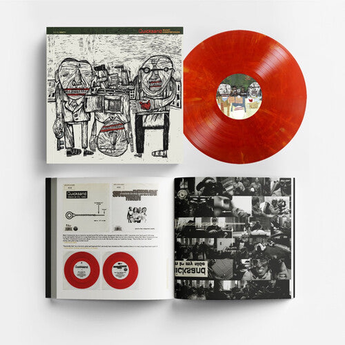 [PRE-ORDER] Quicksand - Manic Compression [Red Marble Vinyl + Book] [Release Date: 04/10/2026]