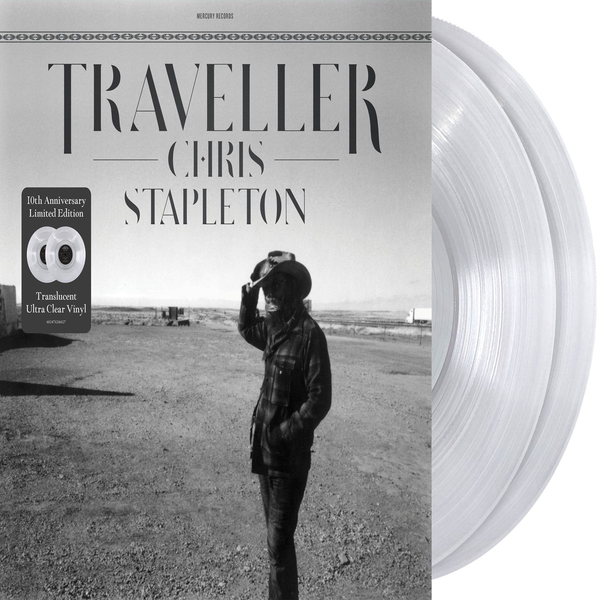 [DAMAGED] Chris Stapleton - Traveller [Indie-Exclusive Clear Vinyl]
