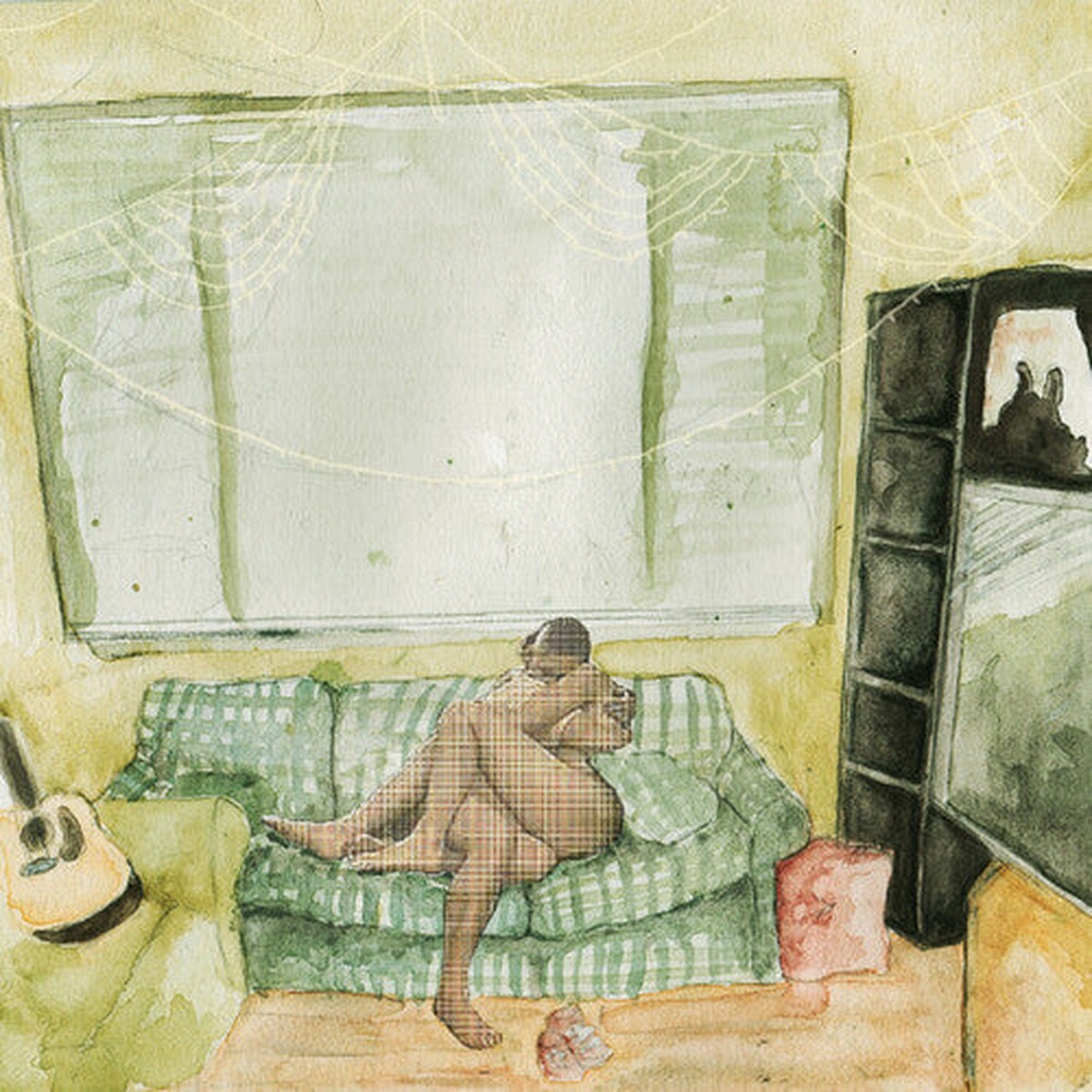 Awakebutstillinbed - What People Call Low Self-Esteem Is Really Just Seeing Yourself The Way That Other People See You (Forest Green & Sea Glass Split Vinyl) (New Vinyl)