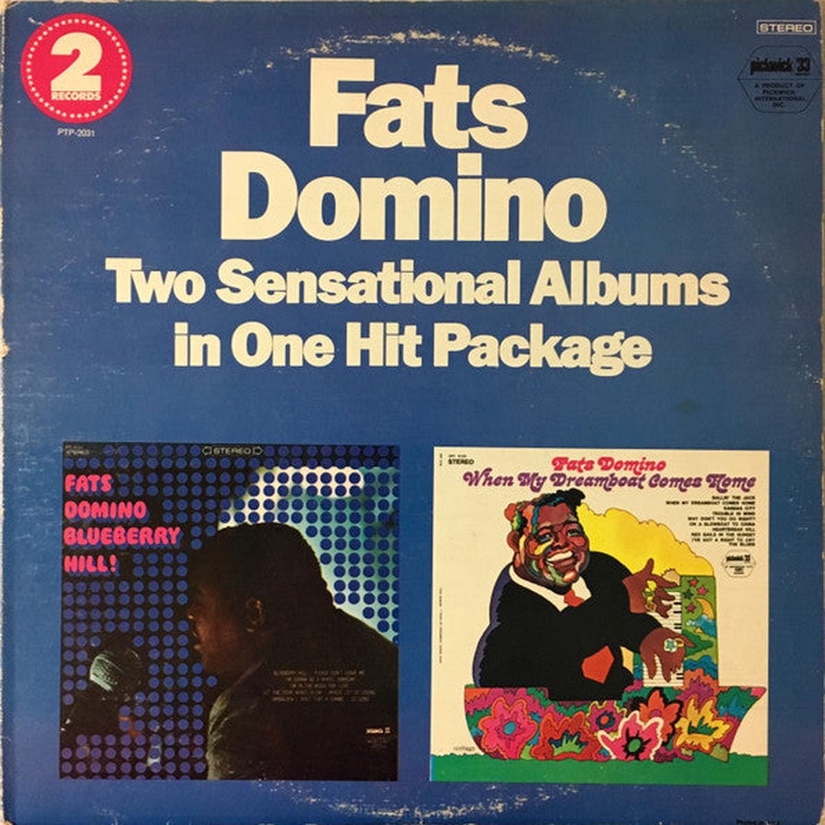 Fats Domino  Two Sensational Albums In One Hit Package 2LP