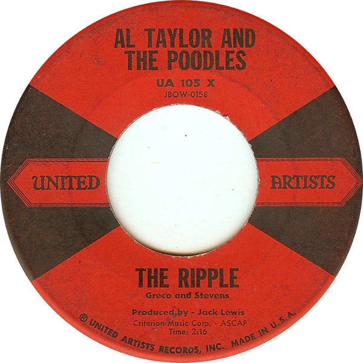 Al Taylor And The Poodles - The Ripple / The Swivel (7") (Good Plus (G+))