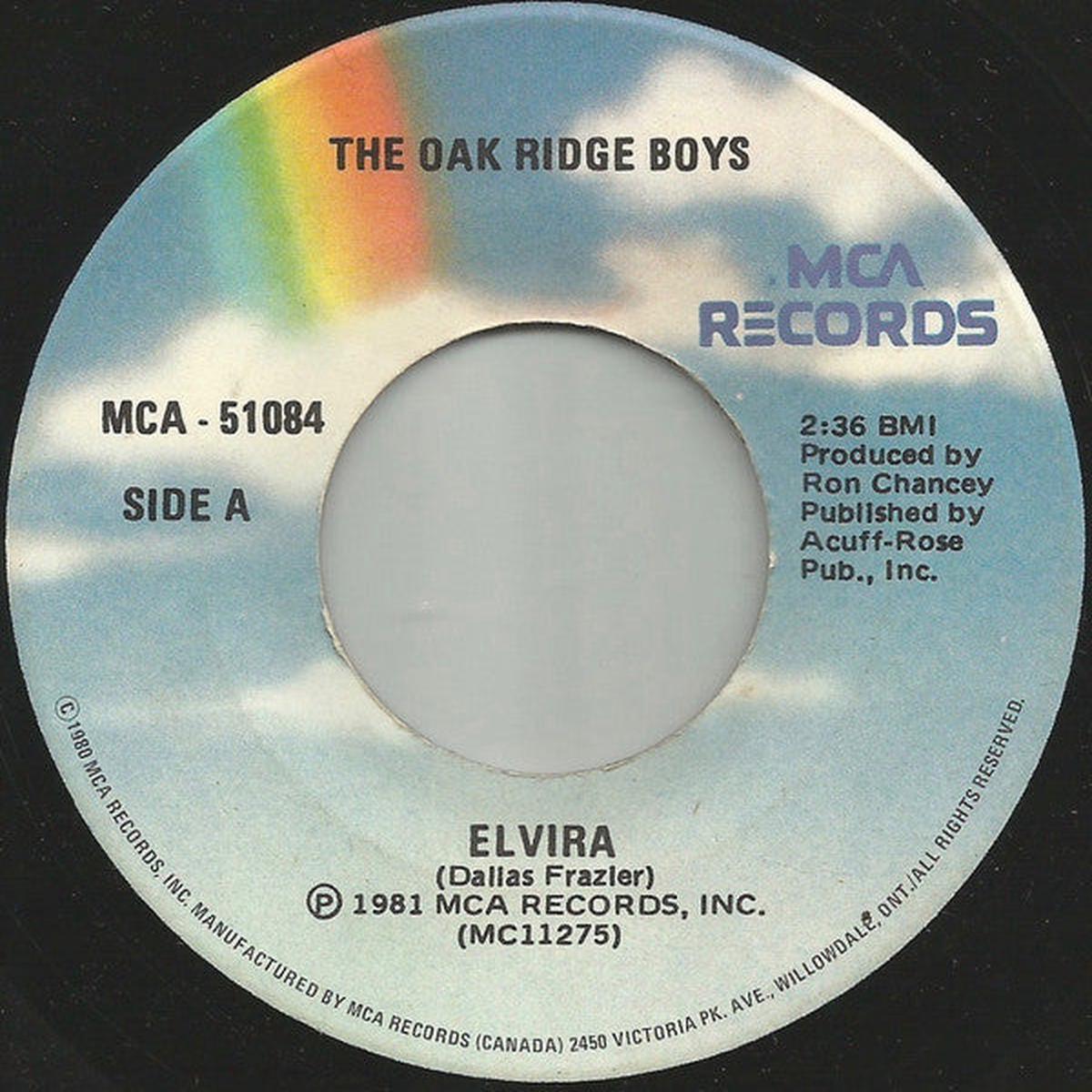 The Oak Ridge Boys - Elvira (7", Single) (Very Good (VG))