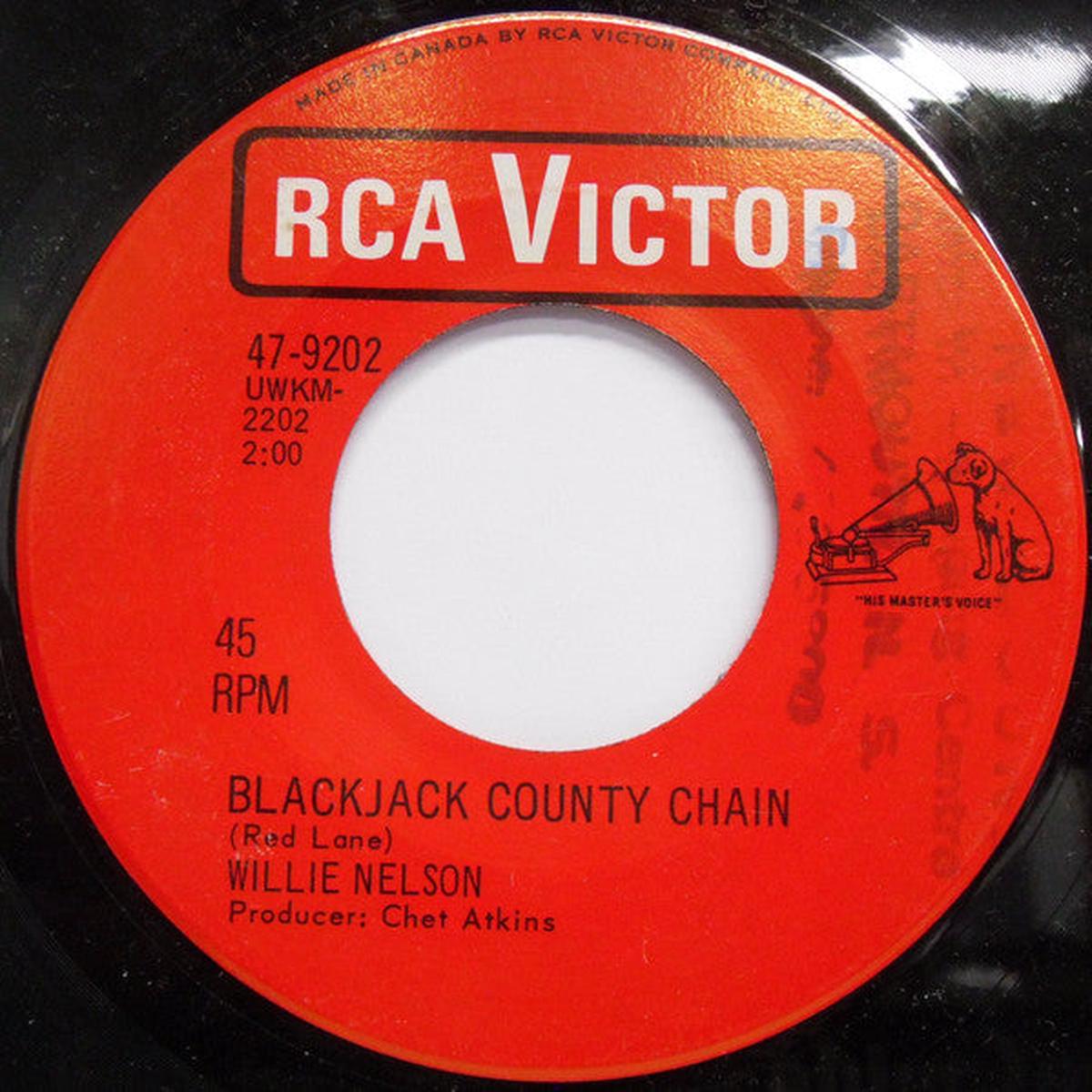 Willie Nelson - Blackjack County Chain / Some Other World (7") (Very Good Plus (VG+))