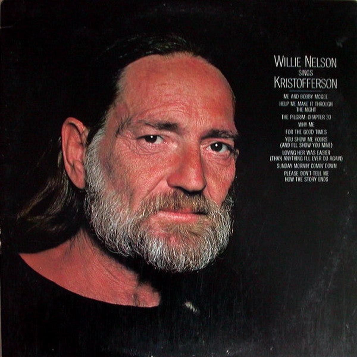 Willie Nelson - Willie Nelson Sings Kristofferson (LP, Album) (Good Plus (G+))