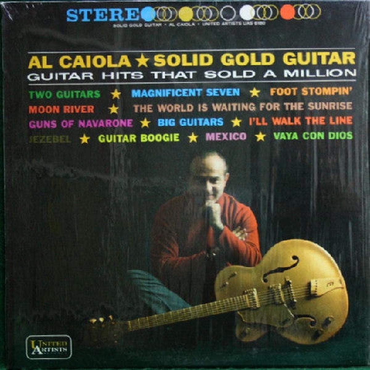 Al Caiola - Solid Gold Guitar (LP, Comp) (Very Good (VG))