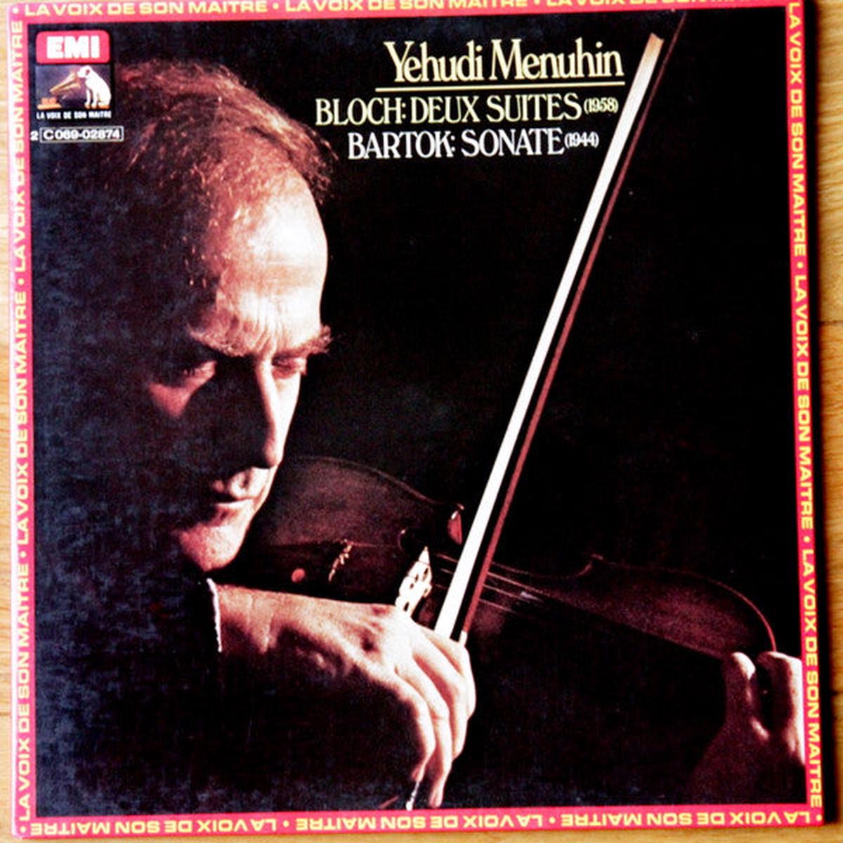Yehudi Menuhin, Ernest Bloch / Bla Bartk - Deux Suites / Sonate (LP, RE, Gat) (Near Mint (NM or M-))