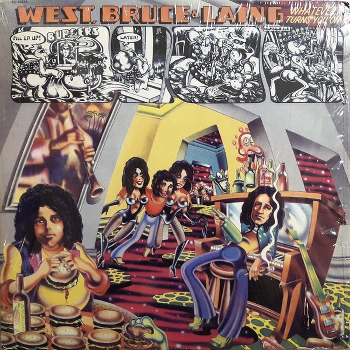 West, Bruce & Laing - Whatever Turns You On (LP, Album, RE) (Very Good Plus (VG+))