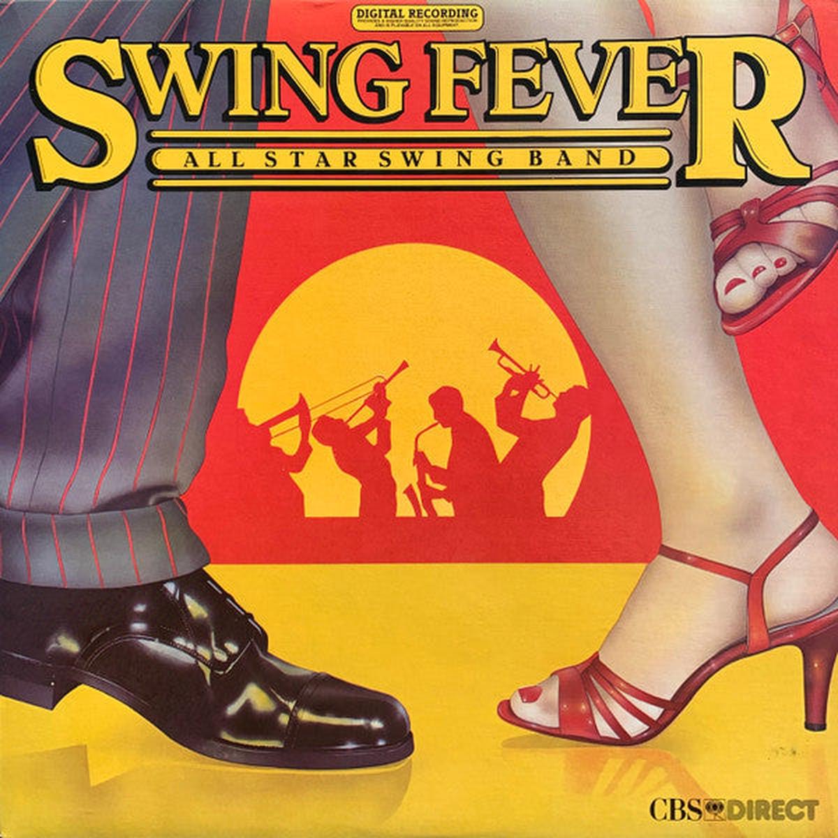 All Star Swing Band - Swing Fever (LP, Album) (Very Good Plus (VG+))