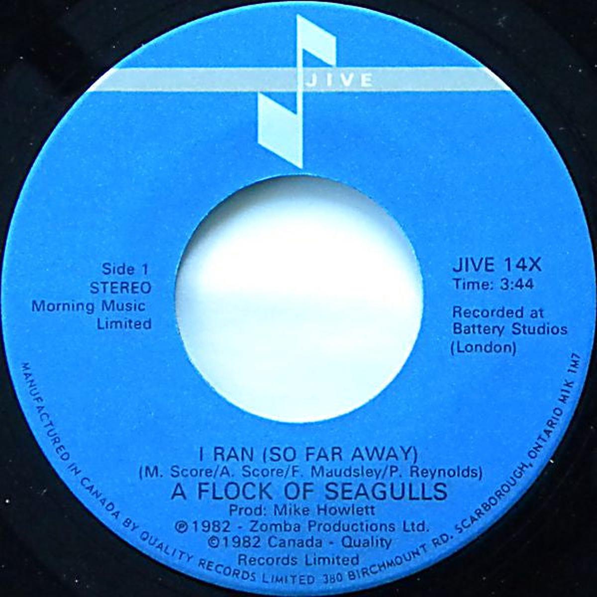 A Flock Of Seagulls - I Ran (So Far Away) (7", Single) (Very Good (VG))