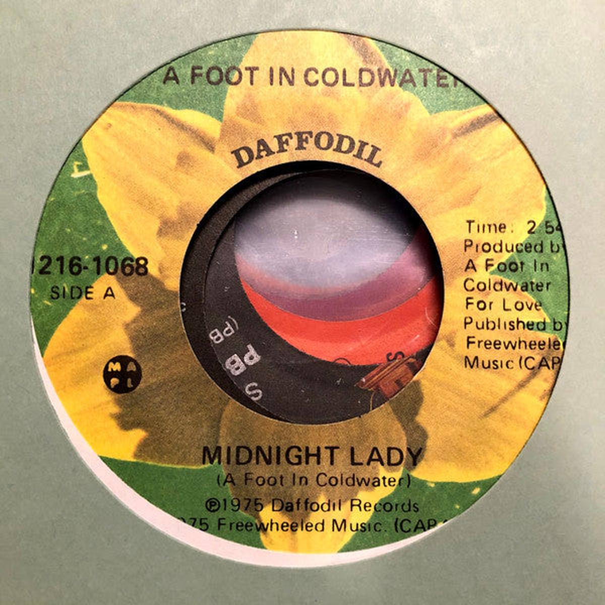 A Foot In Coldwater - Midnight Lady (7", Single) (Very Good (VG))
