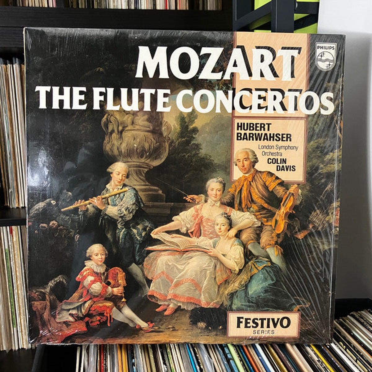 Wolfgang Amadeus Mozart, Hubert Barwahser, London Symphony Orchestra, Sir Colin Davis - The Flute Concertos (LP, Album, RE) (Very Good (VG))