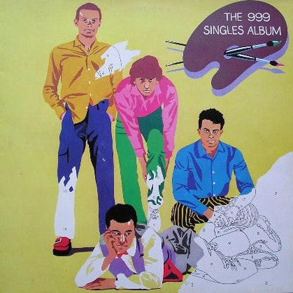 999 - The 999 Singles Album (LP, Comp) (Very Good (VG))