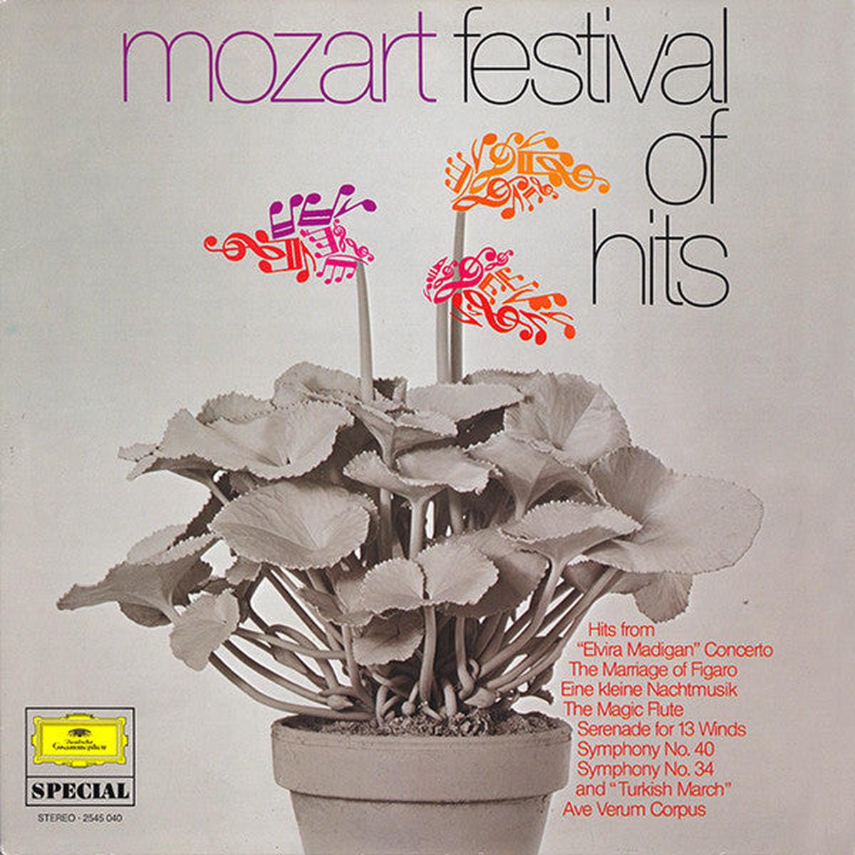 Wolfgang Amadeus Mozart - Festival Of Hits (LP, Comp) (Very Good (VG))