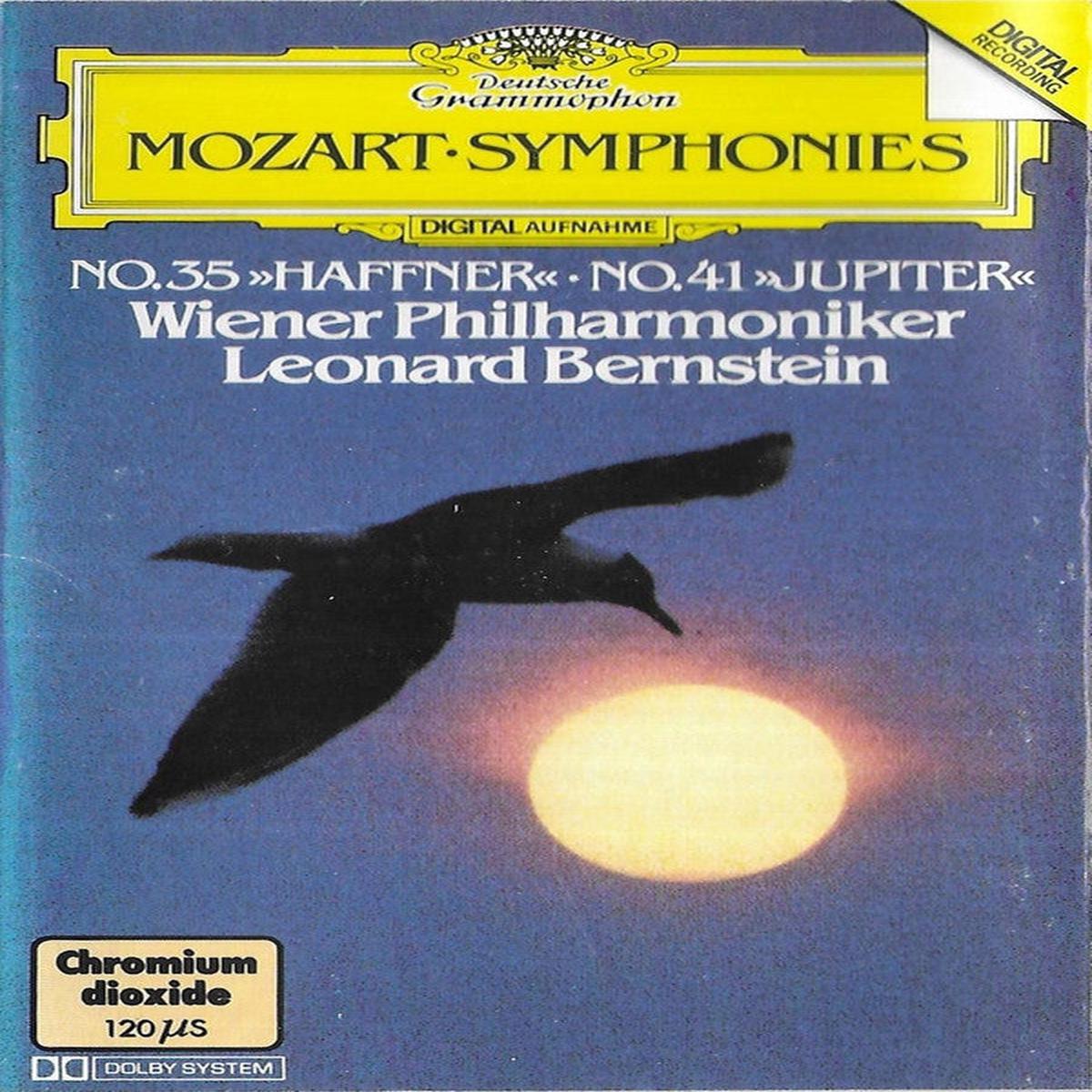 Wolfgang Amadeus Mozart / Wiener Philharmoniker, Leonard Bernstein - Symphonien No.35 "Haffner" / No.41 "Jupiter" (Cass) (Near Mint (NM or M-))