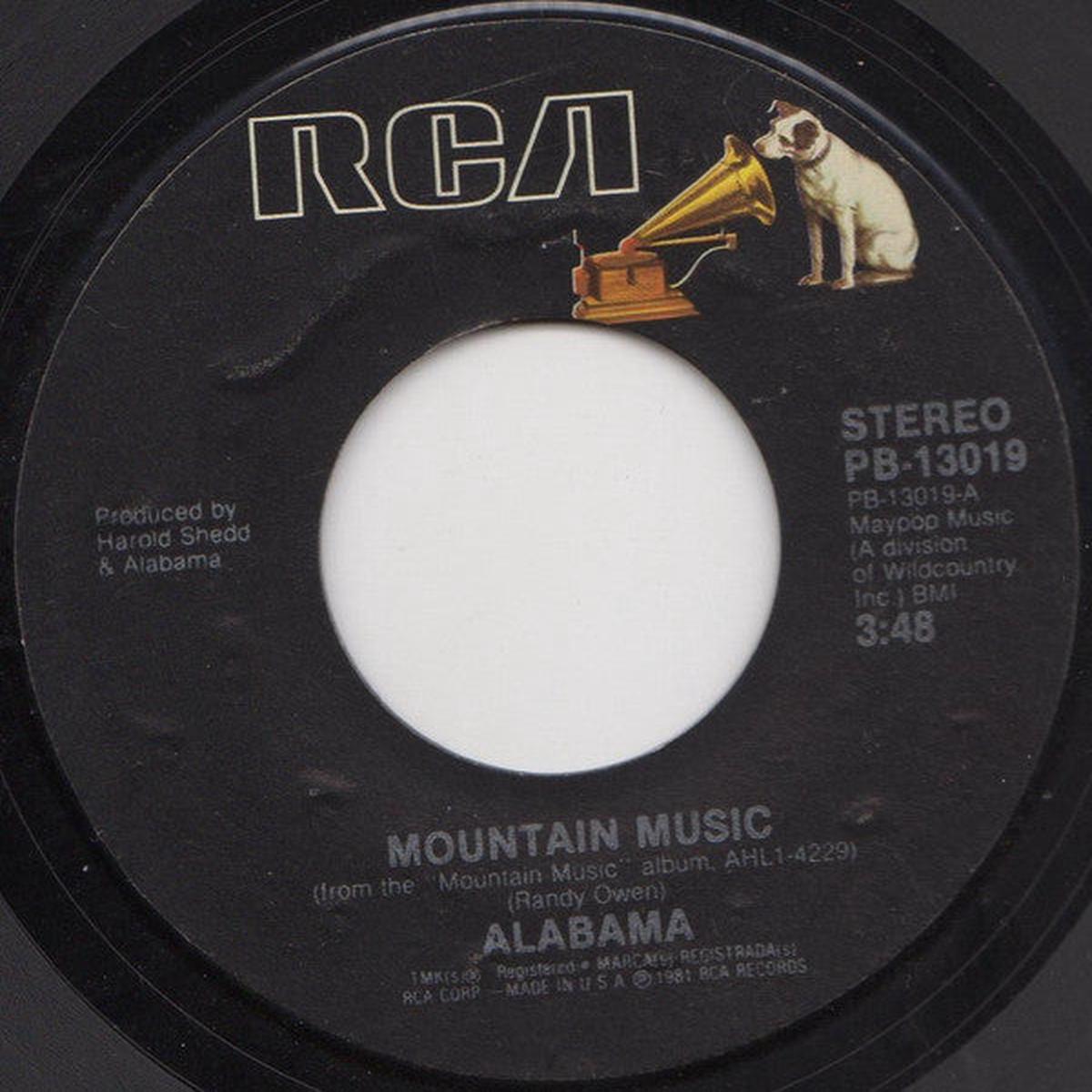 Alabama - Mountain Music (7", Single, Styrene) (Very Good Plus (VG+))