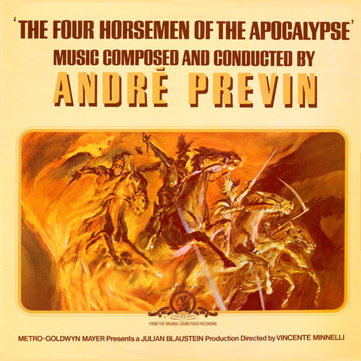 Andr Previn - The 4 Horsemen Of The Apocalypse (Original Sound Track) (LP, RE) (Very Good Plus (VG+))
