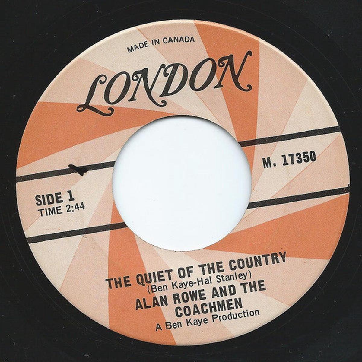 Alan Rowe And The Coachmen - The Quiet Of The Country (7") (Near Mint (NM or M-))