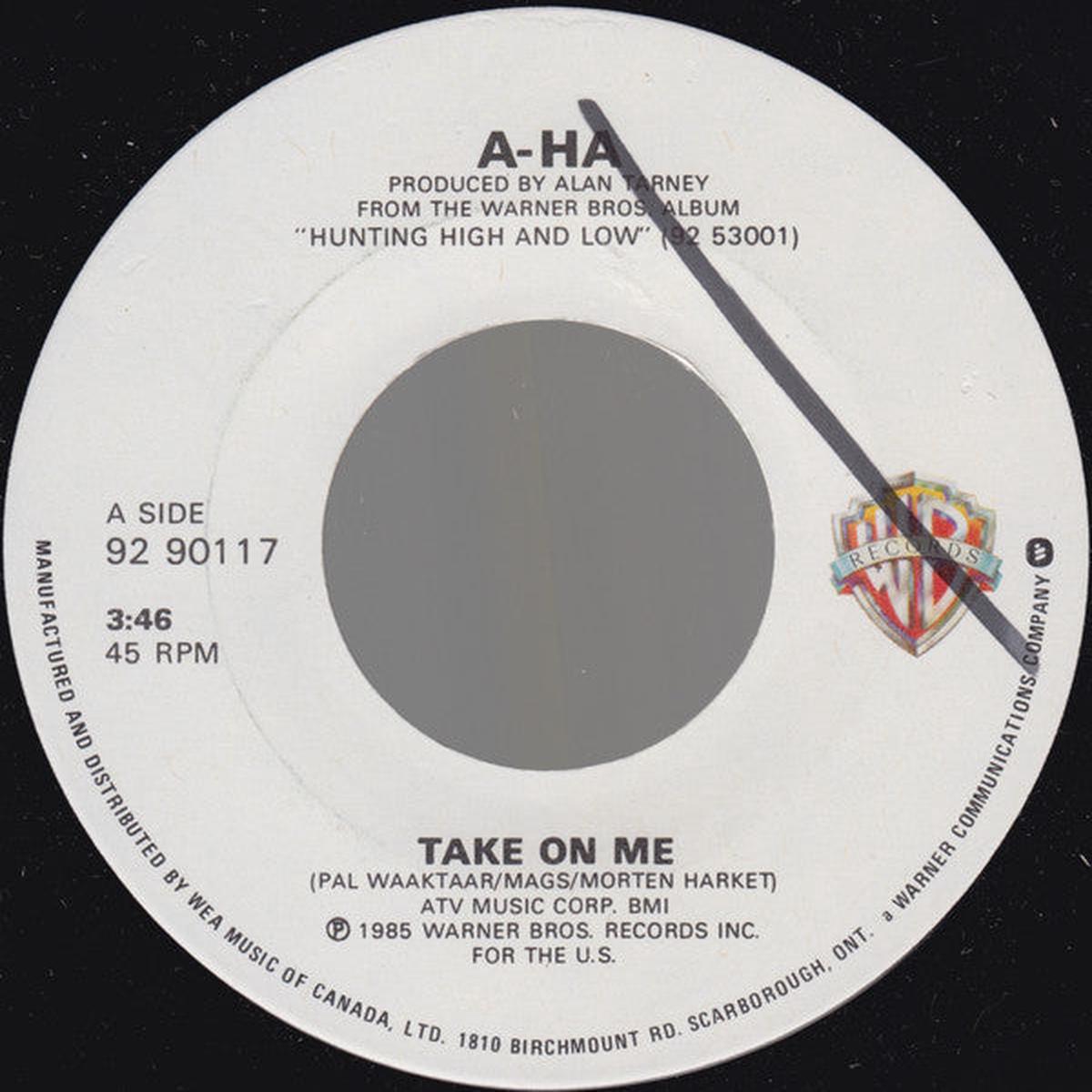 a-ha - Take On Me (7") (Very Good Plus (VG+))