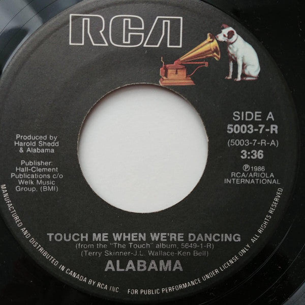 Alabama - Touch Me When We're Dancing (7", Single) (Very Good (VG))