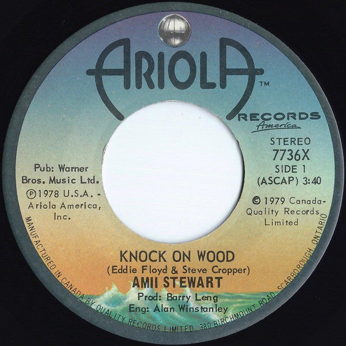 Amii Stewart - Knock On Wood (7", Single) (Near Mint (NM or M-))