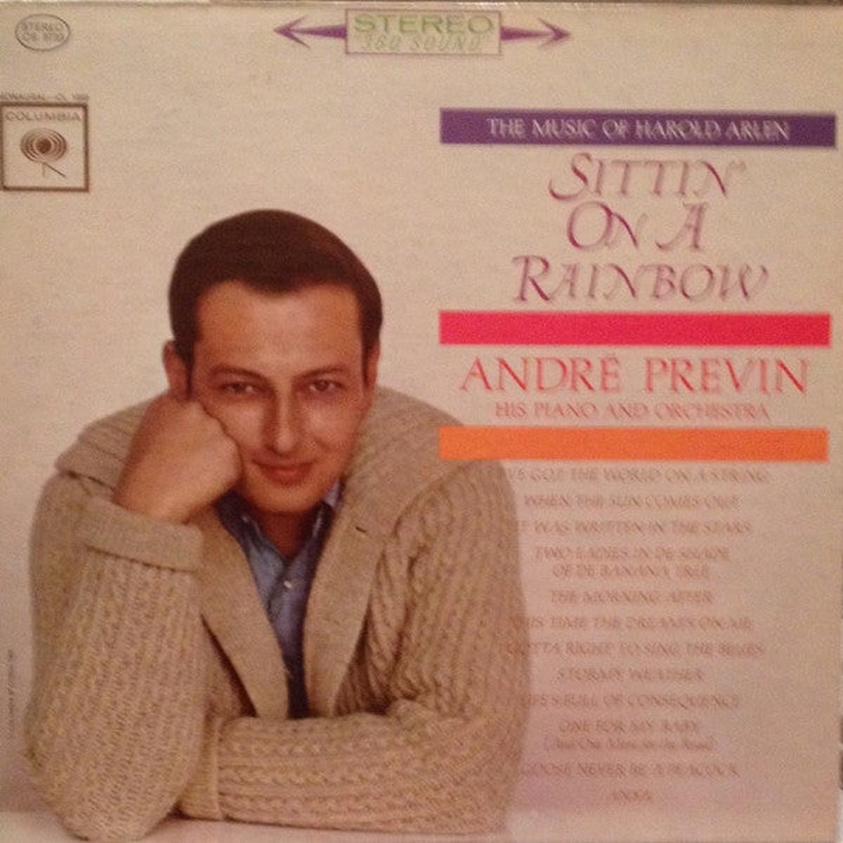 Andr Previn , His Piano And Andr Previn And His Orchestra - Sittin' On A Rainbow - The Music Of Harold Arlen (LP, Album) (Very Good (VG))