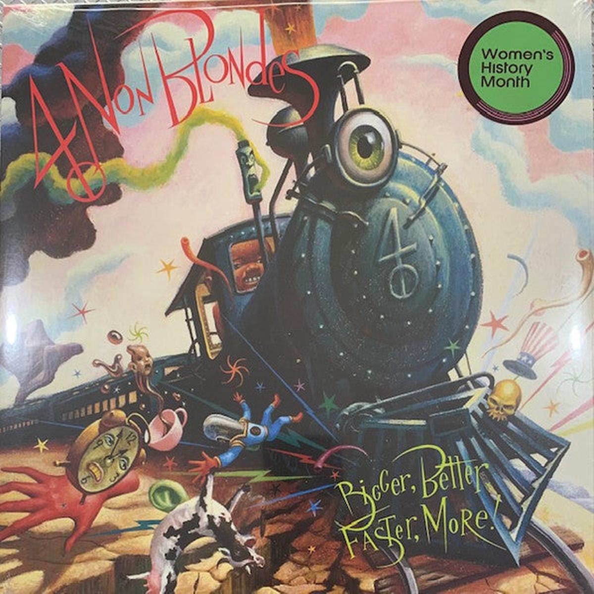 4 NON BLONDES - BIGGER BETTER FASTER MORE  : RED VINYL - LP