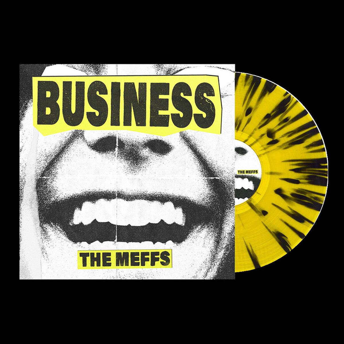 The Meffs- Business [Yellow/Black Splatter Vinyl] (PREORDER)
