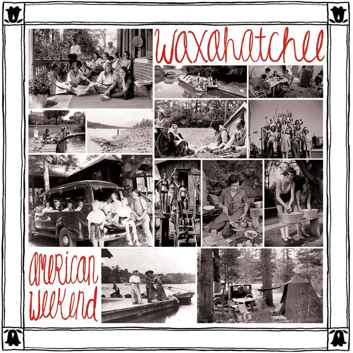 Waxahatchee- American Weekend - Red/White Swirl Vinyl [Colored Vinyl] (PREORDER)